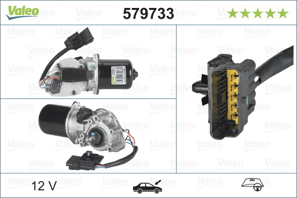 Motore tergicristallo - 579733 VALEO